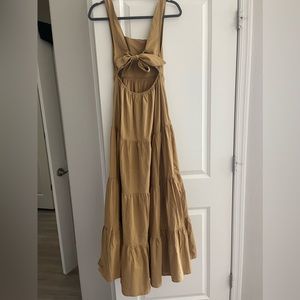 Tie back maxi dress
